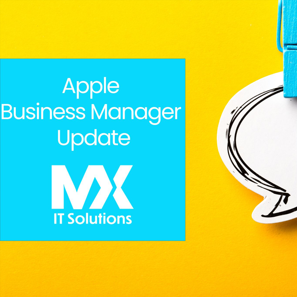 Apple Business Manager Update